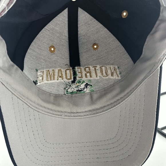 Vintage Notre Dame Hat Captivating Headgear Fighting Irish Patch Embroidered - Picture 8 of 8